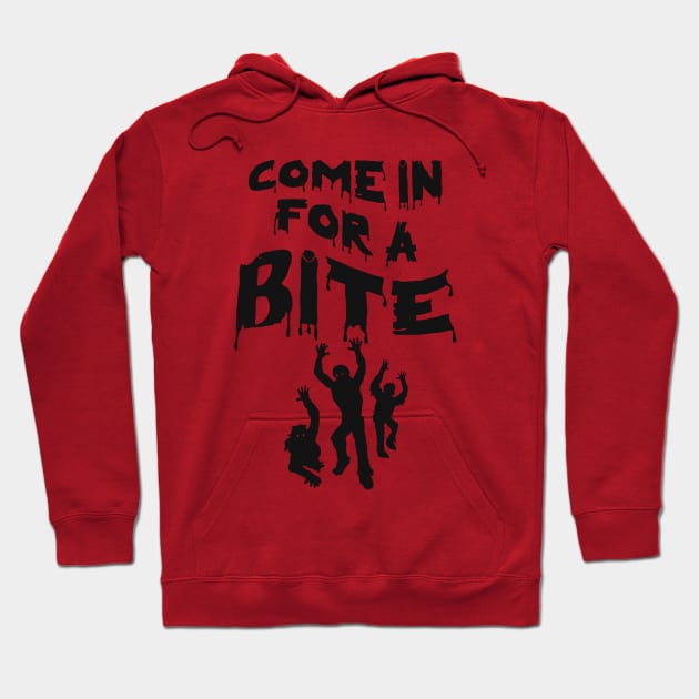 ombie Halloween Party Funny Quote Hoodie by Inogitna Designs